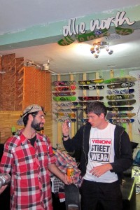 Ollie North skate shop Felix Jonsson Shawn J may-2012