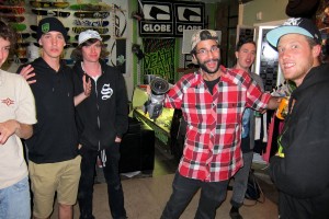 Ollie North skate shop Shawn J Mike Osterman may-2012
