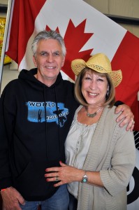 WRU Flag Portraits Canada Monty & Cheryl Little